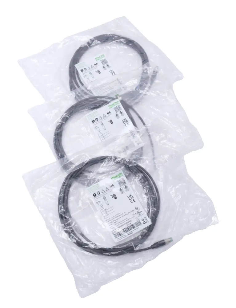 Produktfoto 1 von 3x Murr Elektronik M8 St. 0° A-kod. freies Ltg-ende 3m | 7000-08001-6300300