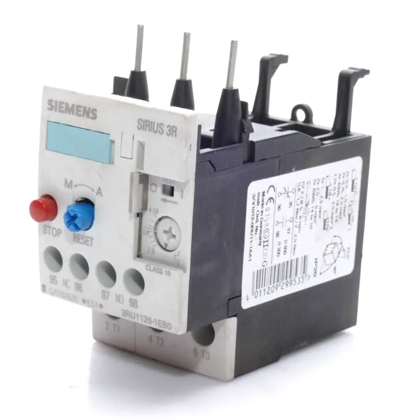 Produktfoto 1 von Siemens SIRIUS 3R Überlastrelais 3RU1 126-1EB0 | E:01 | 3RU1126-1EB0