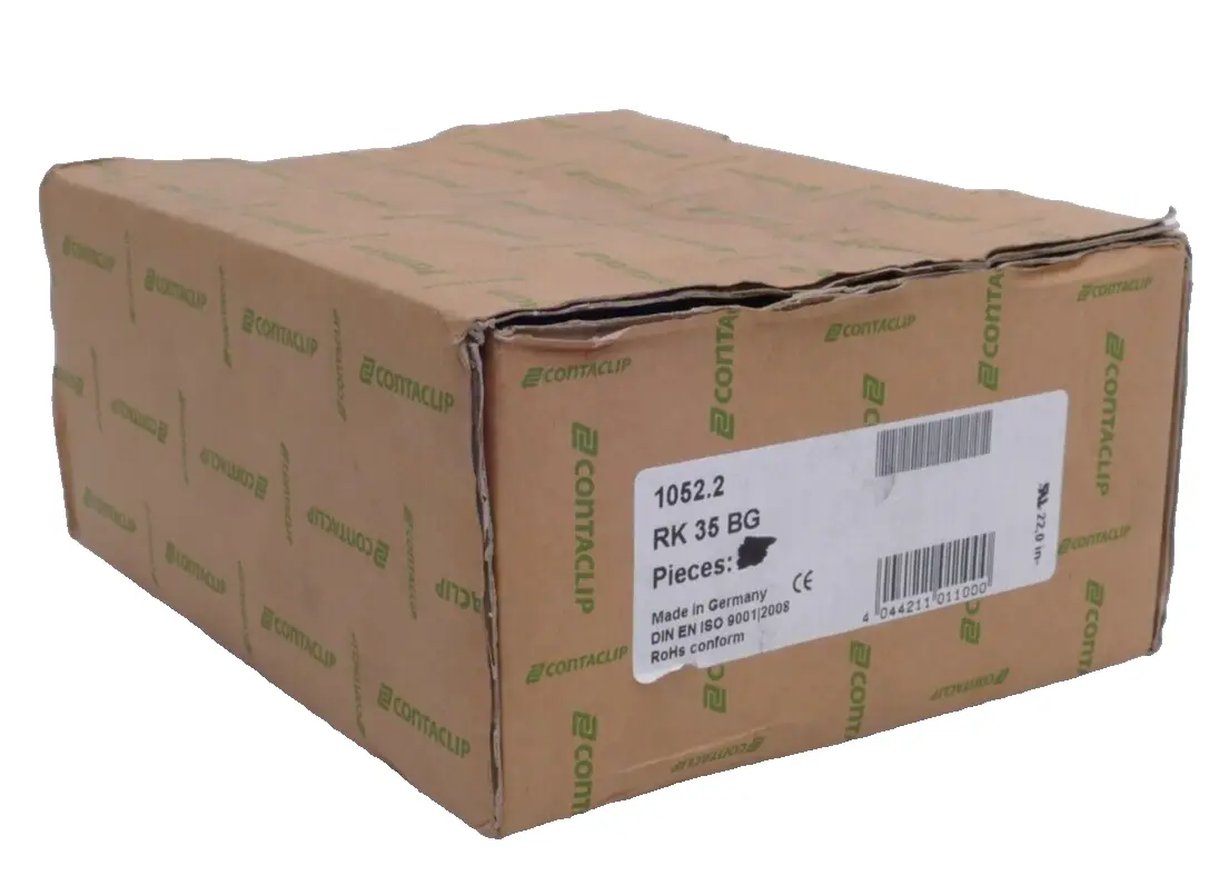Produktfoto 1 von 13x Contaclip 1052.2 Reihenklemme RK 35 BG