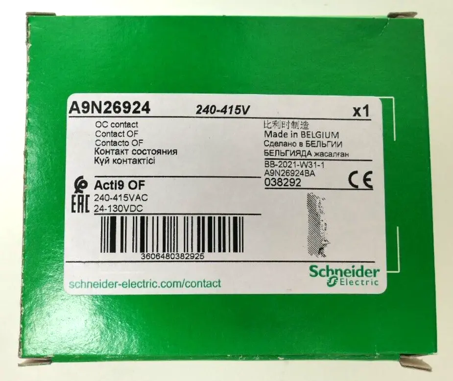 Produktfoto 1 von Schneider Electric Acti9 OF Hilfsschalter A9N26924 | 038292