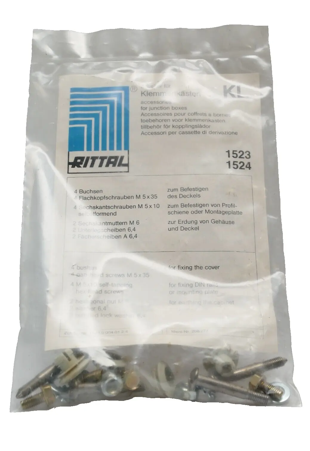 Produktfoto 1 von Rittal 1523/1524 Zubehör Klemmenkästen für 1523 & 1524