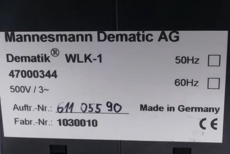 Produktfoto 1 von Demag Dematik Steuergerät WLK-1 | 47000344