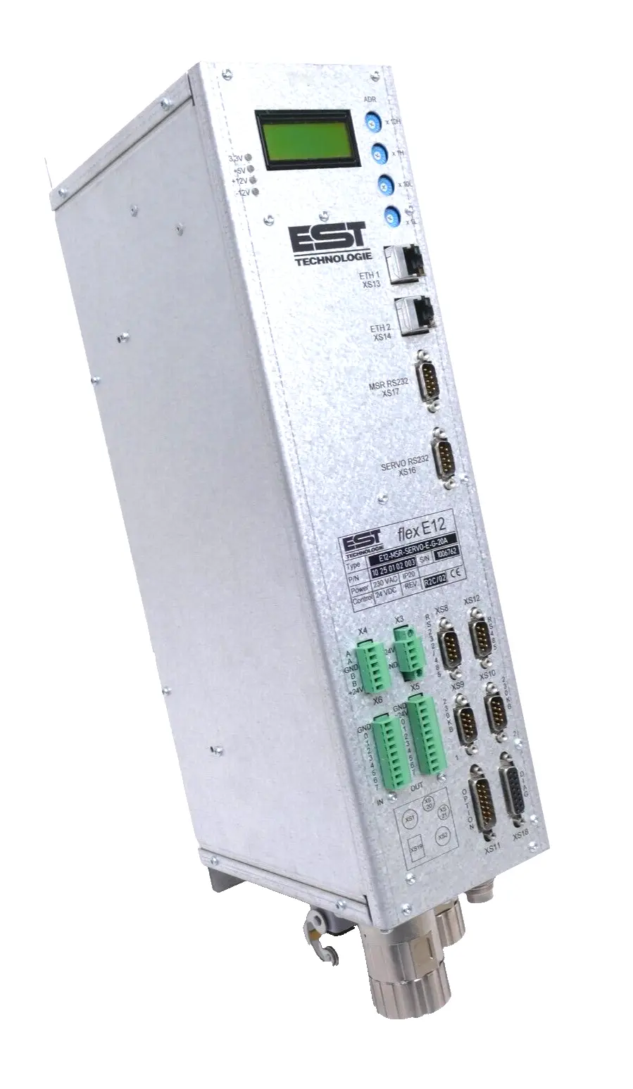 Produktfoto 1 von EST TECHNOLOGIE E12-MSR-SERVO-E-G-20A flexE12 | 10 25 01 02 003 | Rev: R2C/02