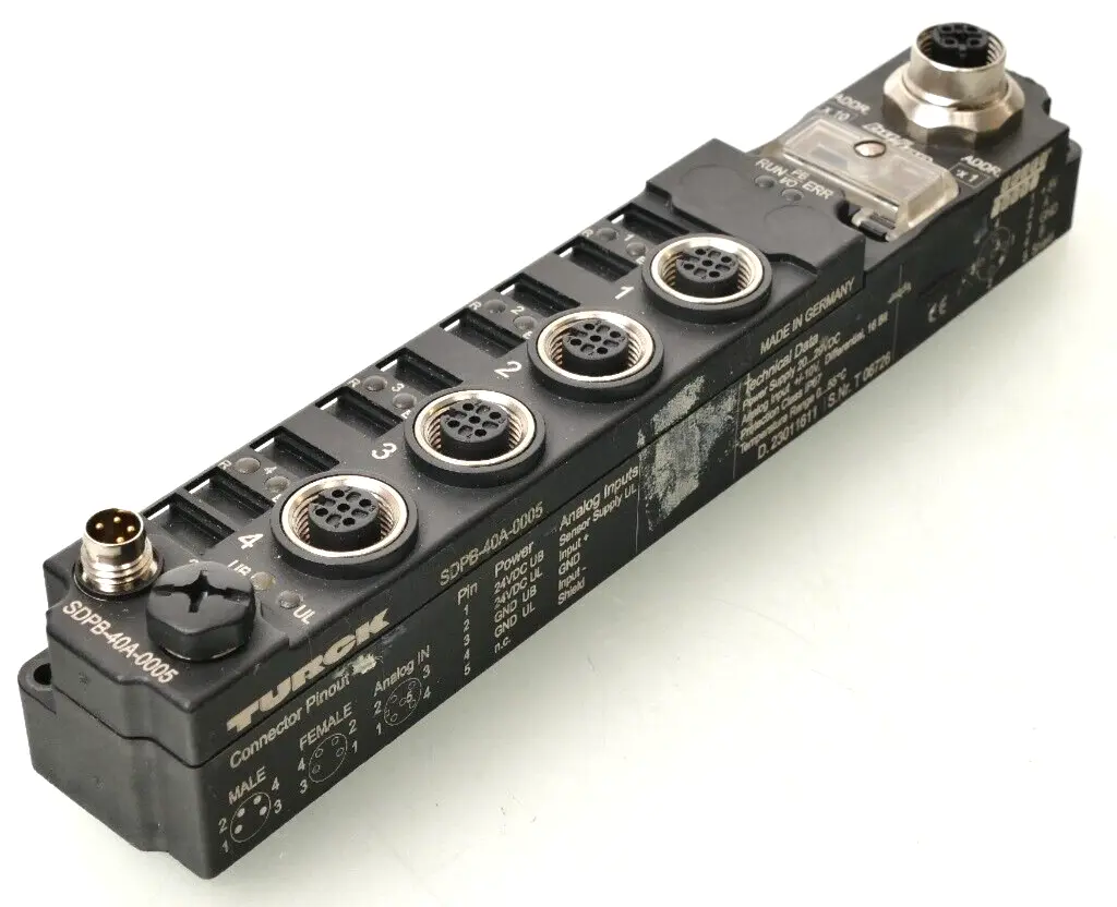 Produktfoto 1 von TURCK SDPB-40A-0005 | Analog-Eingangsmodul / Analog Input Module
