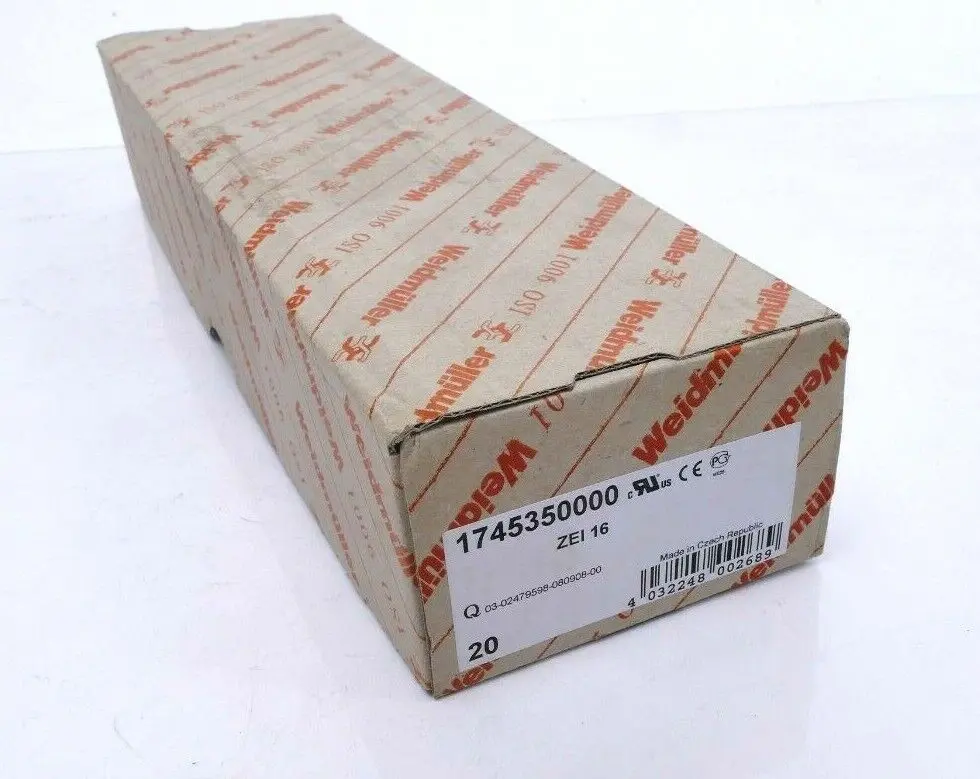 Produktfoto 1 von 20x Weidmüller Durchgangsreihenklemme 16qmm ZEI 16 | 1745350000