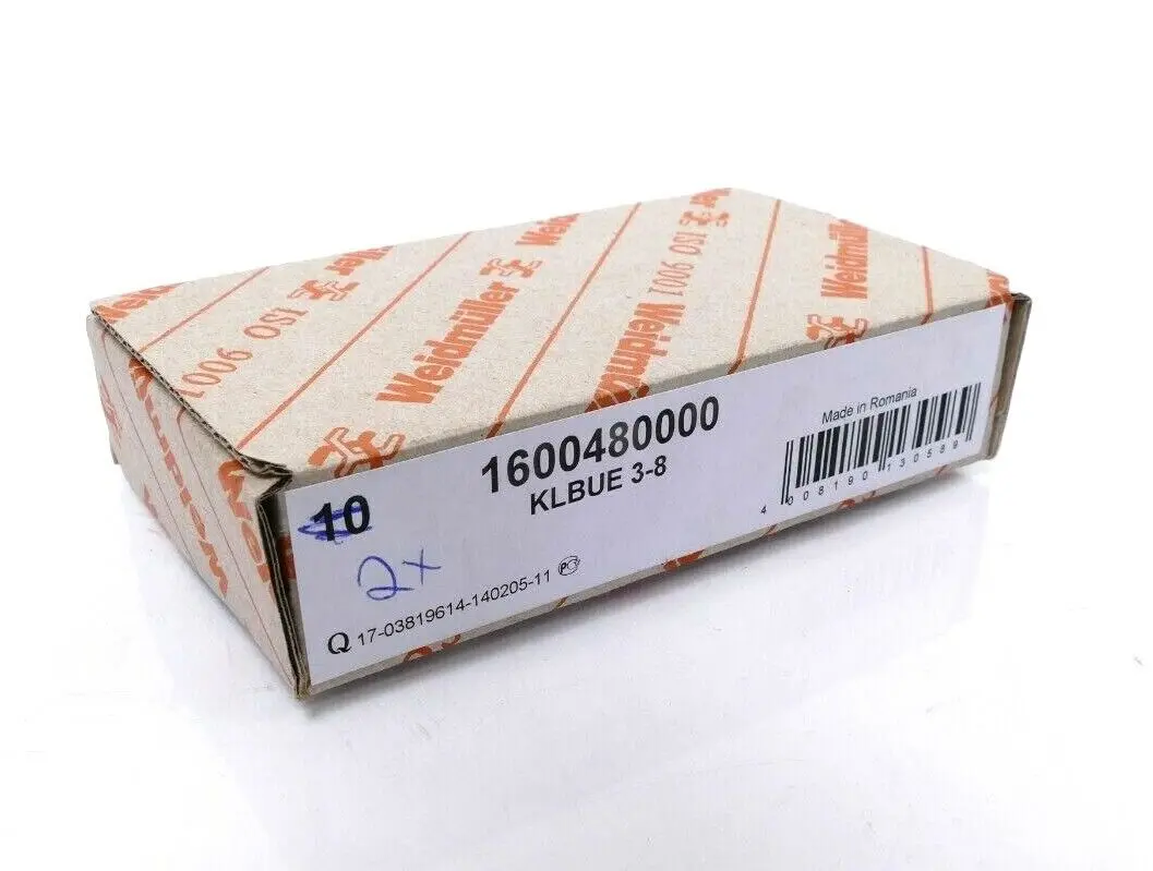 Produktfoto 1 von 2x Weidmüller Klemmbügel, Stahl KLBUE 3-8 | 1600480000