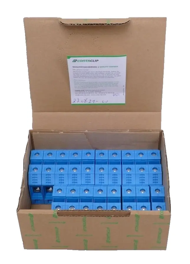 Produktfoto 1 von 18x Contaclip 17371.5 Reihenklemme RK 35/35 N/IS BU