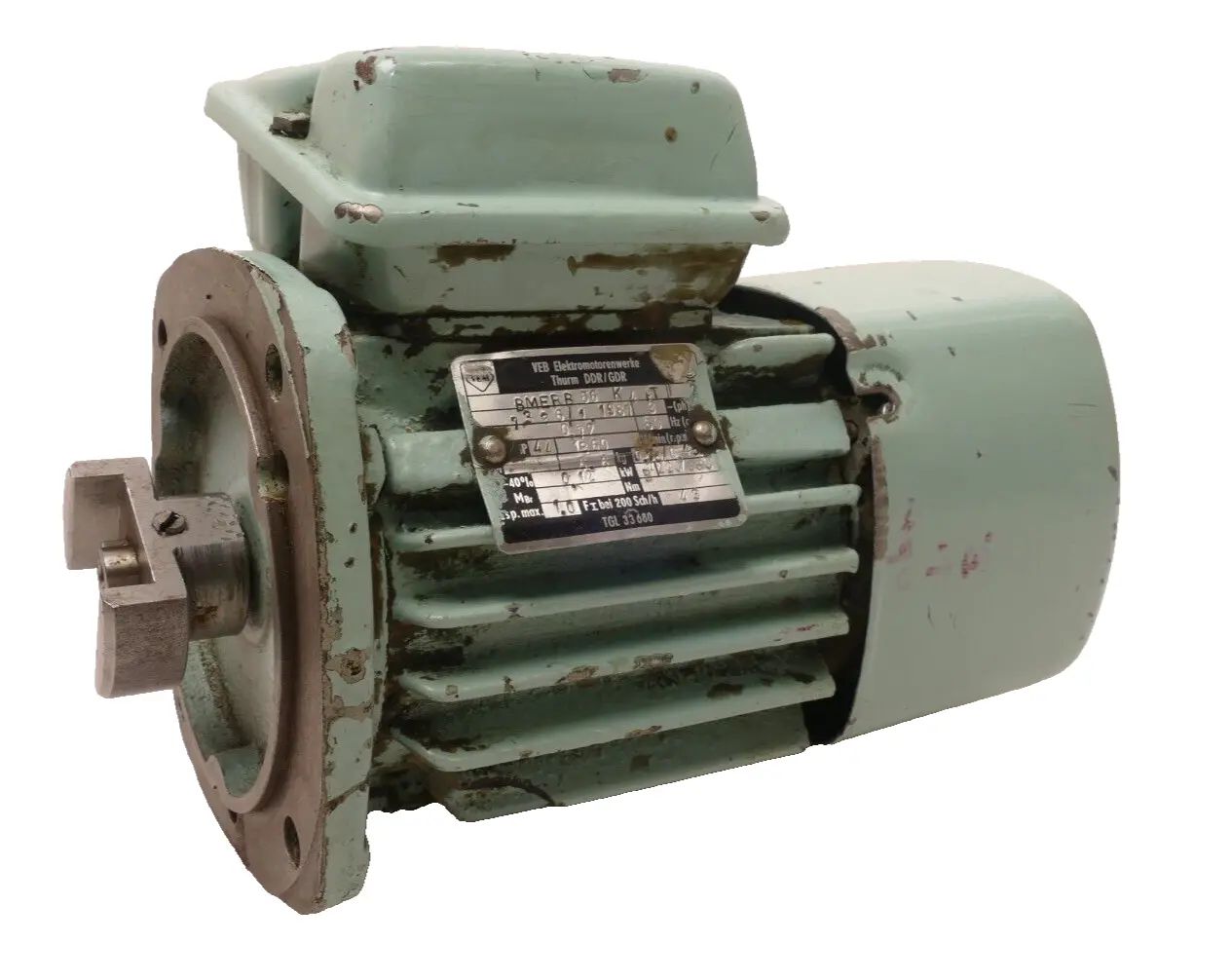 Produktfoto 1 von Veb Elektromotorenwerke Thurm DDR/GDR | Drehstrommotor BMERB 56 K4 FT