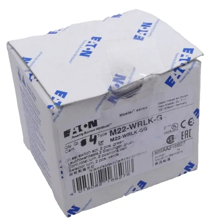 Produktfoto 1 von Eaton Moeller Leuchtwahltaste grün M22-WRLK-G | M22-WRLK-G | 216827