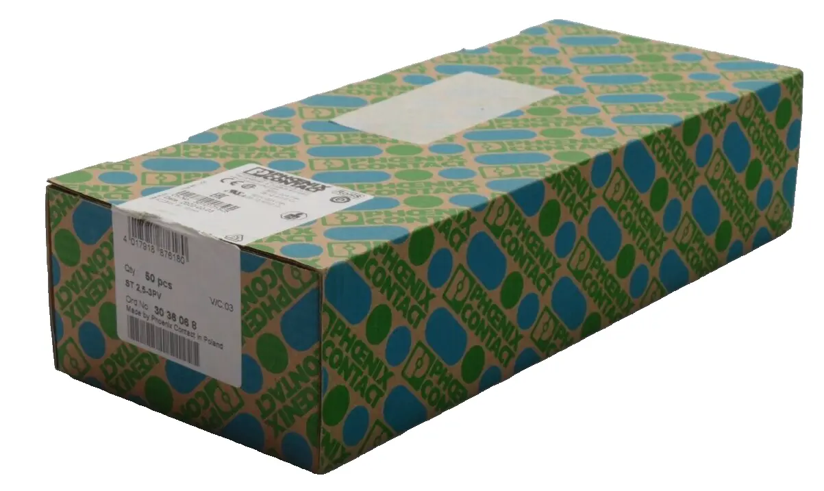 Produktfoto 1 von 50x Phoenix Contact 30 36 06 8 Mehrstockklemme ST 2,5-3PV | 3036068