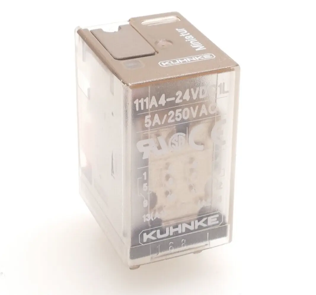 Produktfoto 1 von Kuhnke Miniatur Steckrelais 111A4-24VDC1L   5A/250VAC