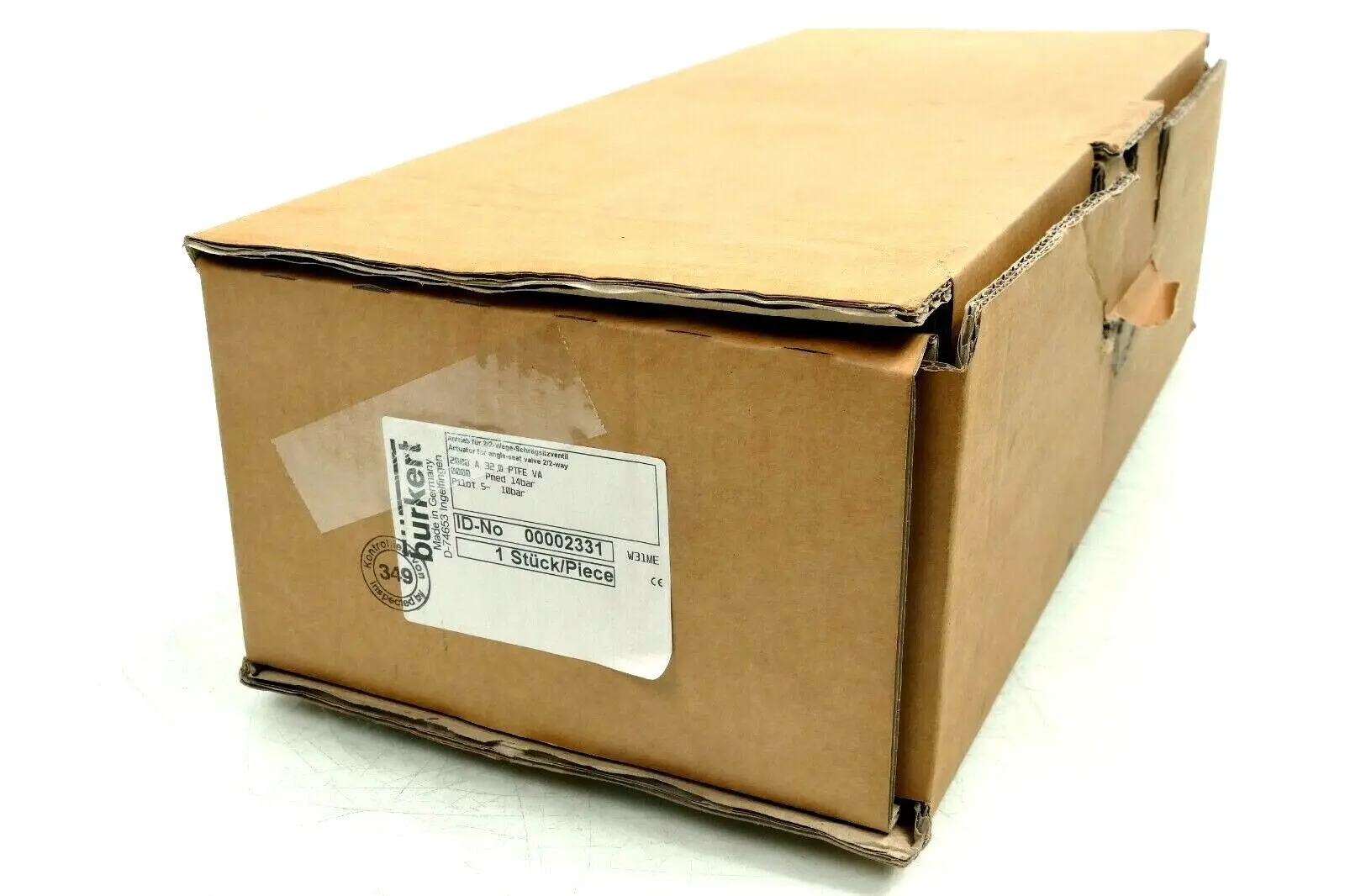 Produktfoto 1 von Bürkert Antrieb für 2/2-Wege-Schrägsitzventil 2000 A 32,0 PTFE VA | 00002331