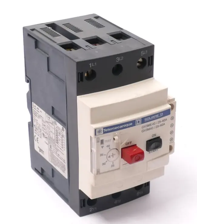Produktfoto 1 von Telemecanique Motorschutzschalter GV3ME40/25-40A + Hilfsschalter | GV3A01