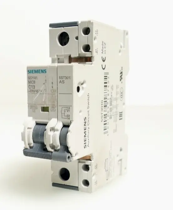Produktfoto 1 von Siemens Leitungsschutzschalter 5SY4113-7  + Hilfsstromschalter 5ST3010