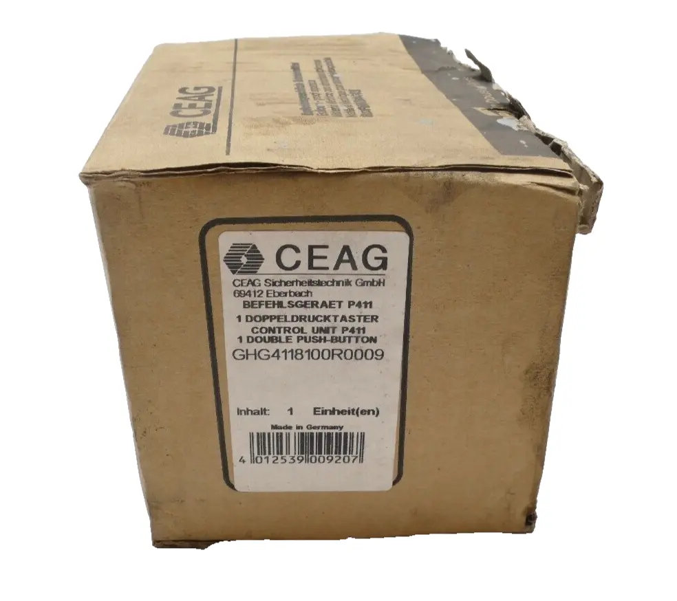 Ceag Befehlsgerät P411 Doppeldrucktaster GHG 411 8100 R0009 | GHG4118100R0009