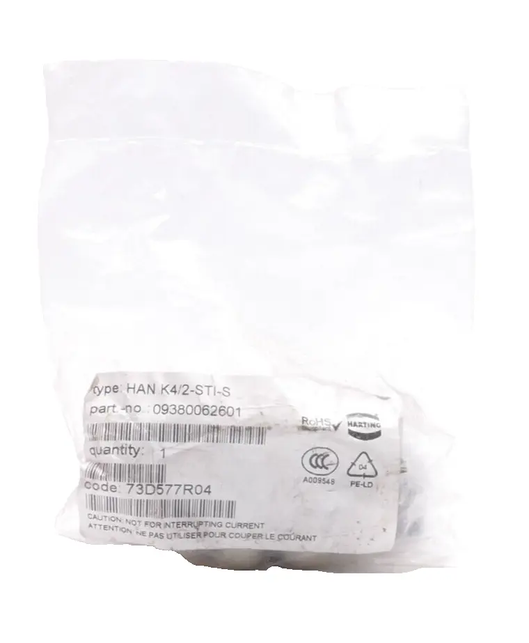 Produktfoto 1 von Harting Stifteinsatz HAN K 4/2-STI-S | 09380062601
