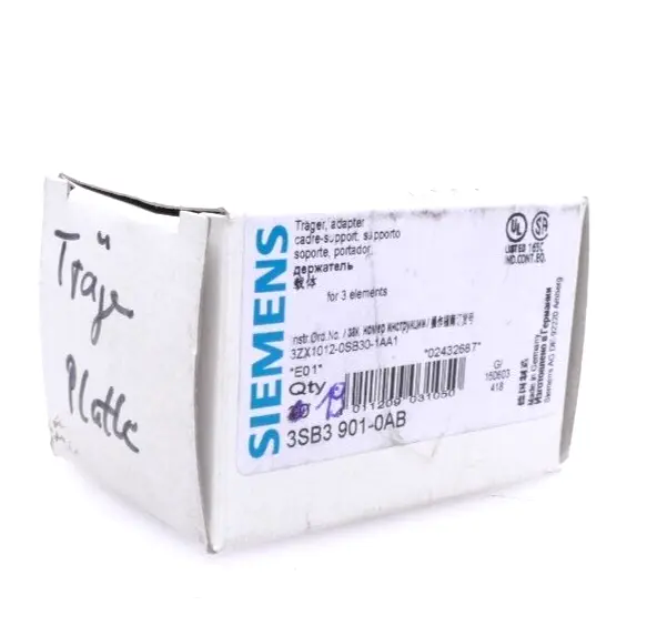 19x Siemens Träger 3SB3 901-0AB | E:01 | 3SB3901-0AB