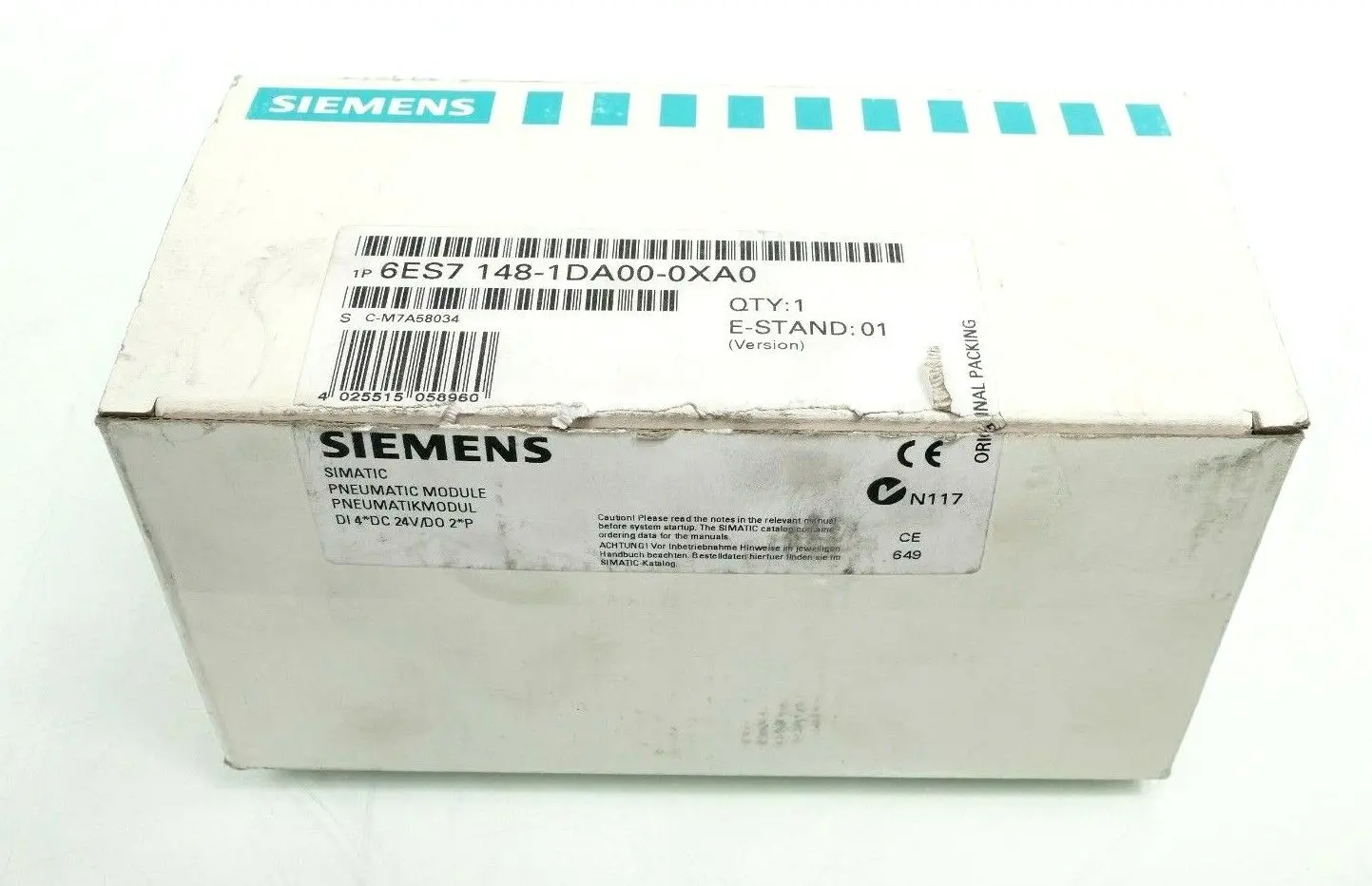 Siemens SIMATIC 6ES7 148-1DA00-0XA0 | E:01 | 6ES7148-1DA00-0XA0