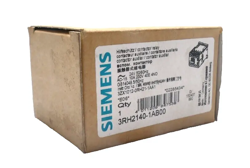 Produktfoto 1 von Siemens SIRIUS Hilfsschütz 3RH2 140-1AB00 | E:06 | 3RH2140-1AB00