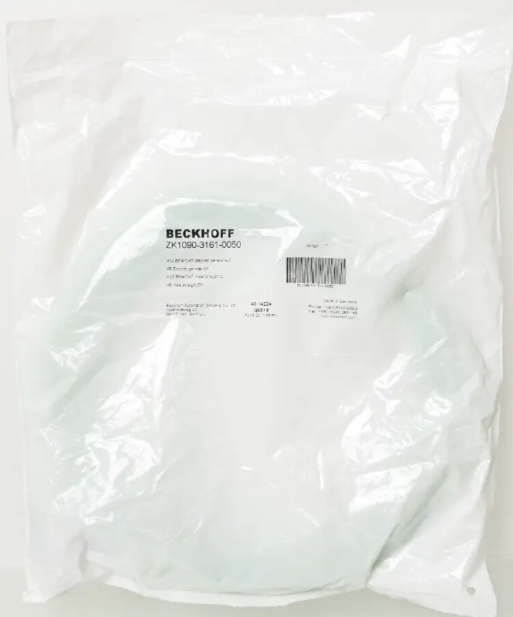 Produktfoto 1 von Beckhoff EtherCAT-Leitung 5,0m | ZK1090-3161-0050