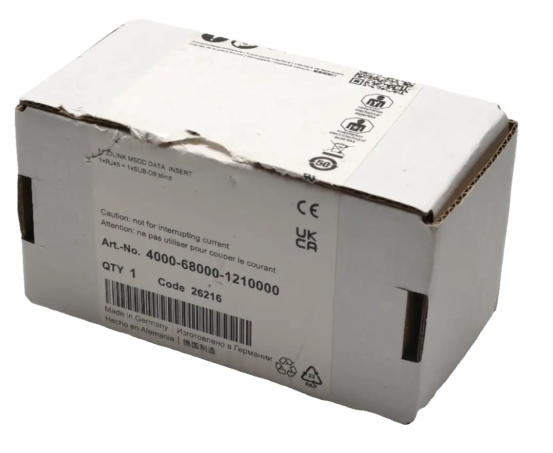 Produktfoto 1 von Murr Elektronik Modlink MSDD Datensteckverbindereinsatz | 4000-68000-1210000