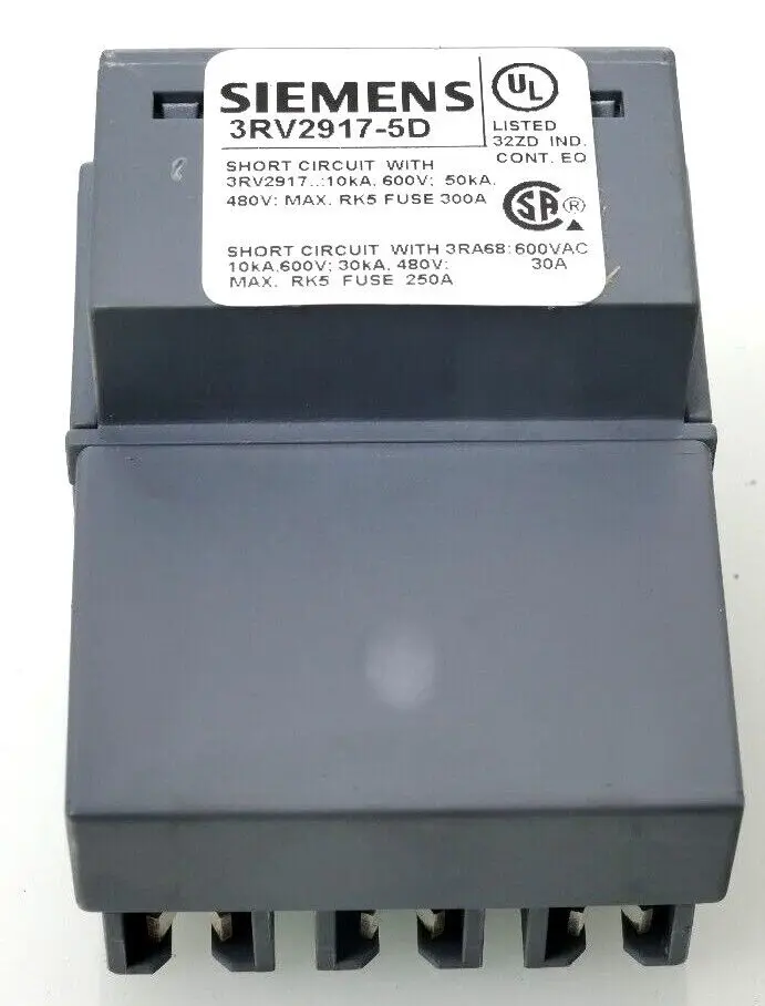 Produktfoto 1 von Siemens Klemmenblock 3RV2 917-5D | 3RV2917-5D