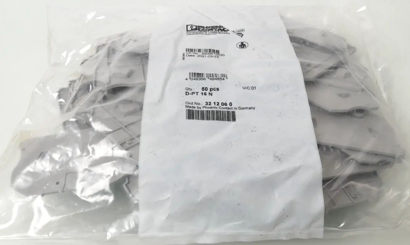 Produktfoto 1 von 50x Phoenix Contact Abschlussdeckel 32 12 06 0 | D-PT 16 N | 3212060
