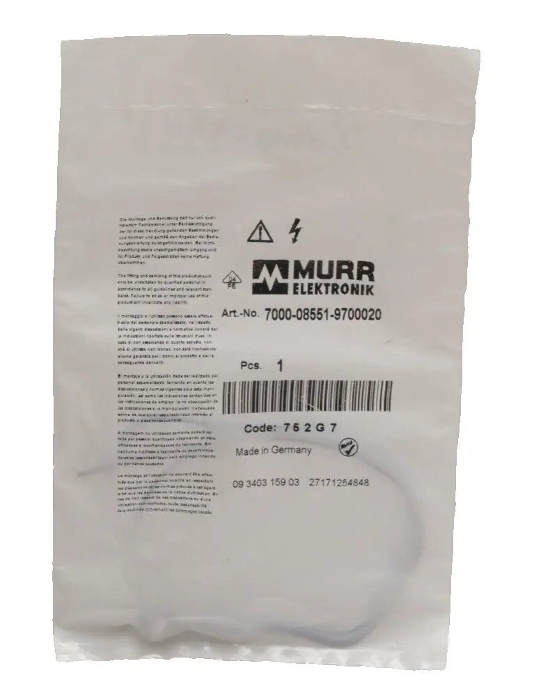 Produktfoto 1 von Murr Elektronik M8-Flanschstecker | 7000-08551-9700020