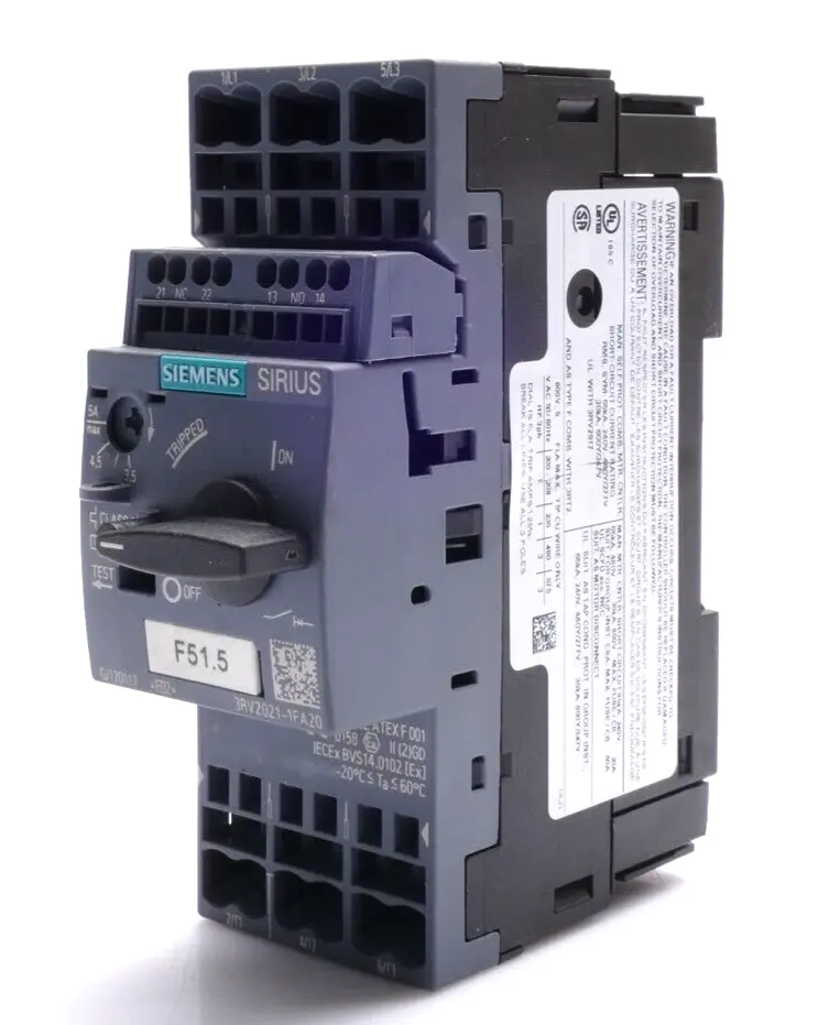Produktfoto 1 von Siemens SIRIUS Leistungsschalter 3RV2 021-1FA20 | E:03 | 3RV2021-1FA20