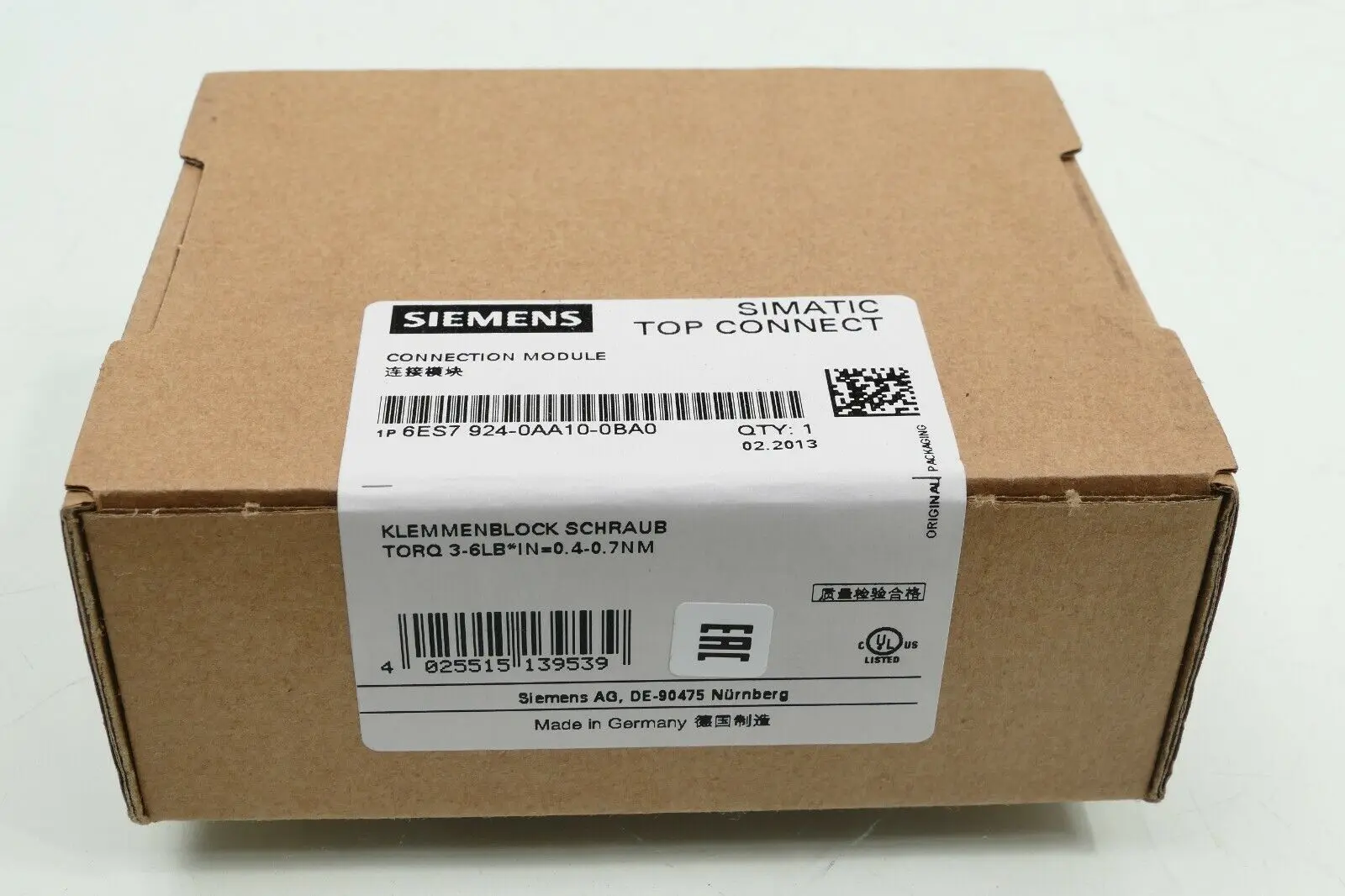 Produktfoto 1 von Siemens SIMATIC TOP Connect Modul 6ES7 924-0AA10-0BA0 | 6ES7924-0AA10-0BA0