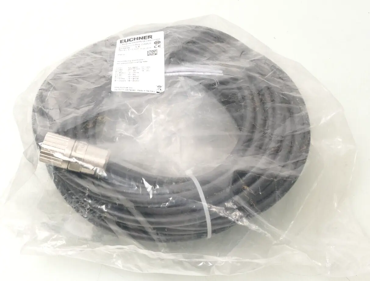 Produktfoto 1 von Euchner Anschlussleitung + Stecker 15m C-M23F19-19XDIFPU15,0-MA-077016 | 077016