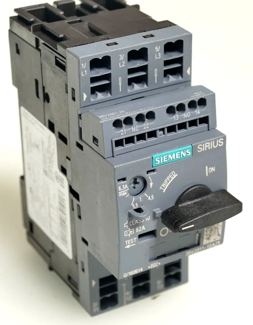 Produktfoto 1 von Siemens SIRIUS Leistungsschalter 3RV2 011-1GA25 | E:02 | 3RV2011-1GA25