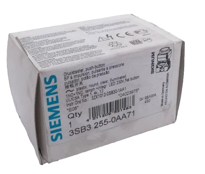 Produktfoto 1 von Siemens Drucktaster 3SB3 255-0AA71 | E:08 | 3SB3255-0AA71