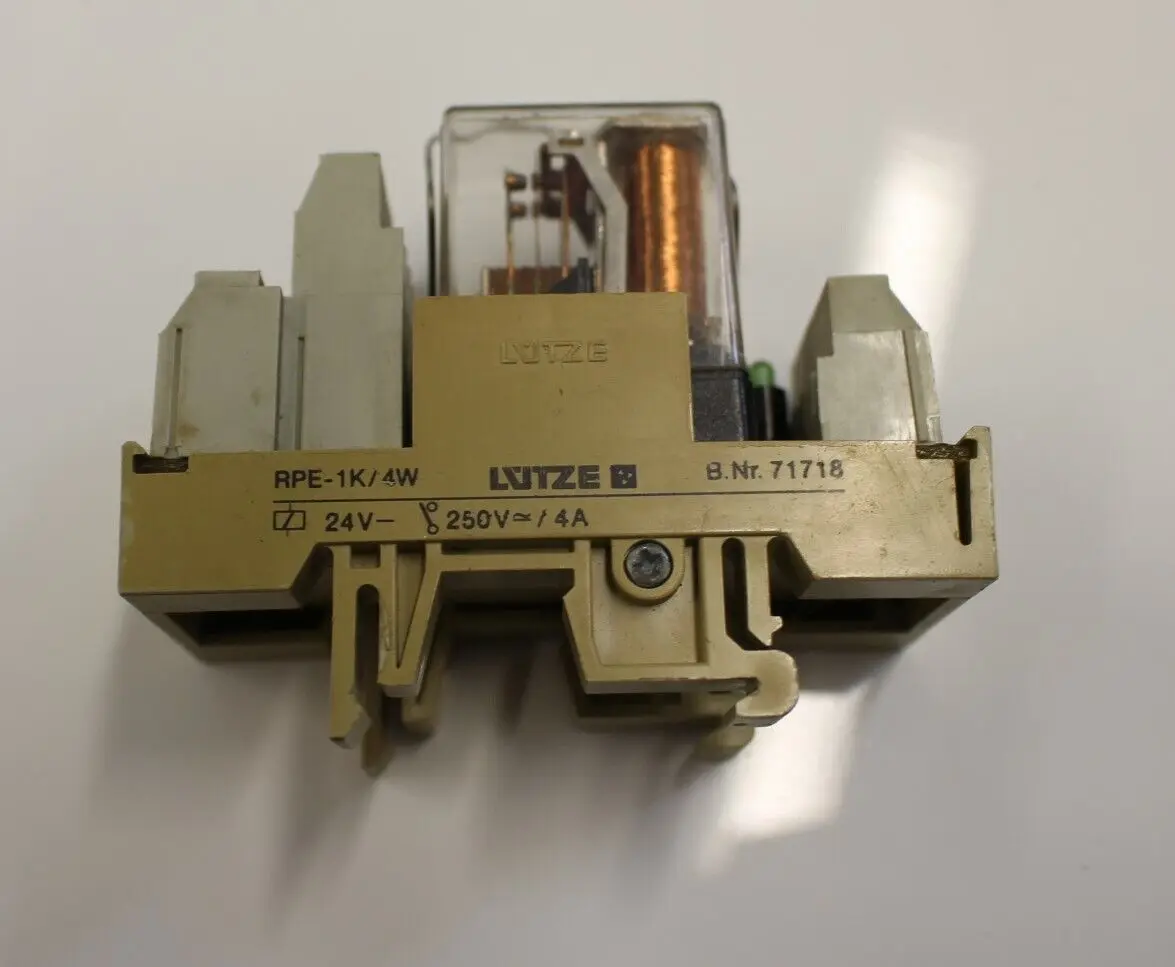 Produktfoto 1 von Lütze RPE-1K/4W Single Relay Module 24V 250V | 4A | 71718