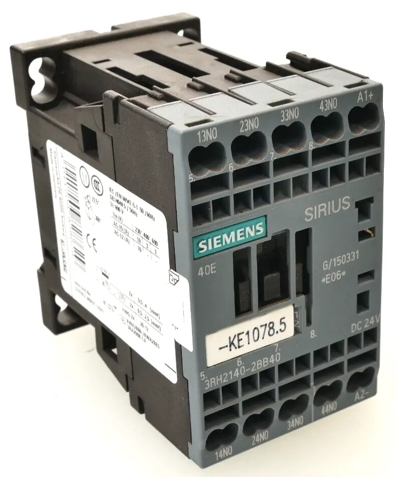 Produktfoto 1 von 3x Siemens SIRIUS Hilfsschütz 3RH2 140-2BB40 | E:06 | 3RH2140-2BB40
