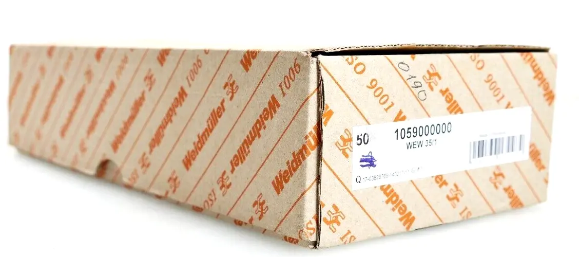 Produktfoto 1 von 50x Weidmüller Endhalterung WEW 35/1 | 1059000000
