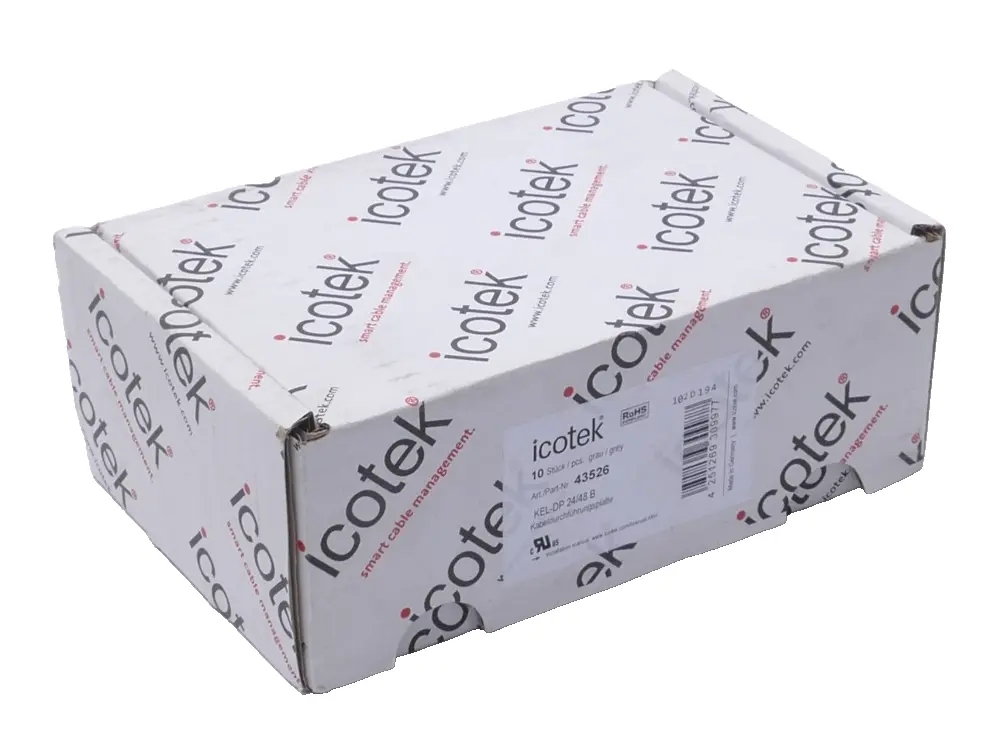 Produktfoto 1 von 10x Icotek Kabeldurchführungsplatten KEL-DP 24/48 B | 43526