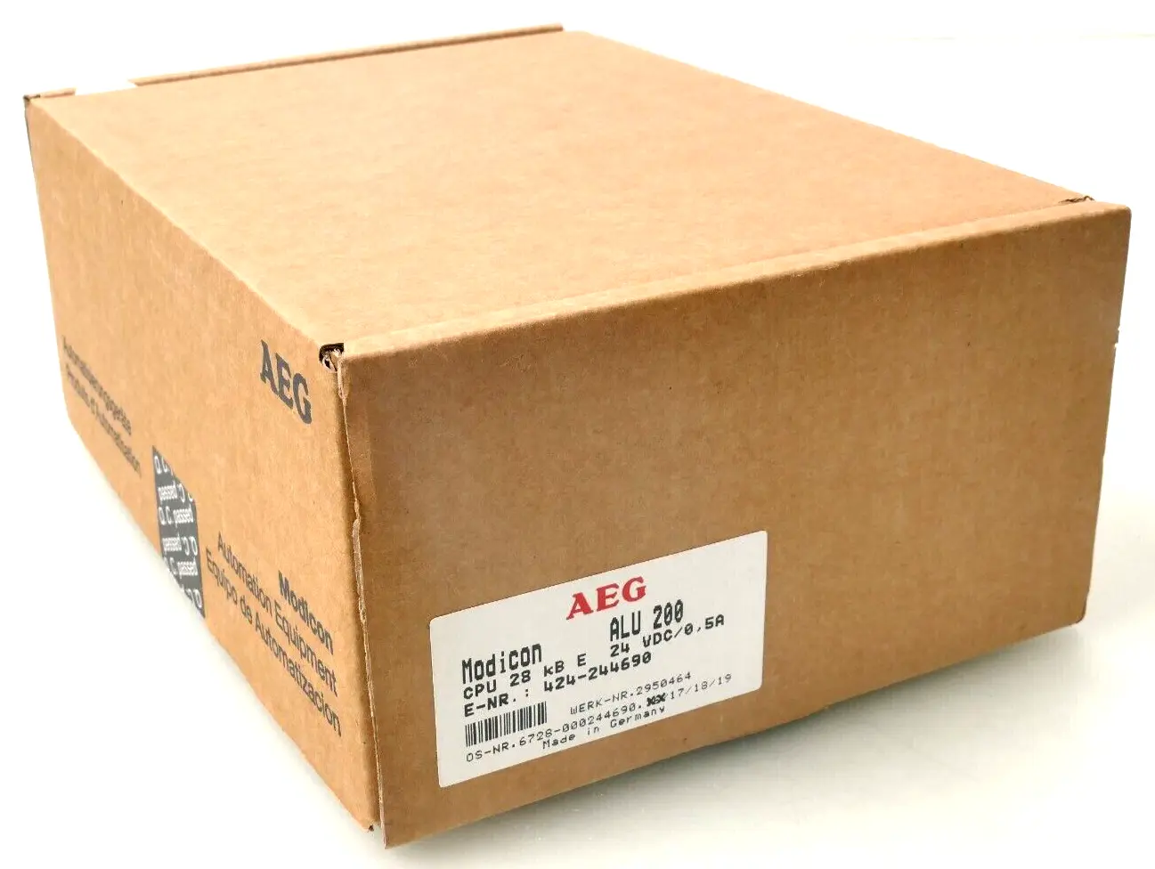 Produktfoto 1 von AEG Modicon ALU 200 | CPU 28 kB E 24 VDC/0,5A | 424-244690