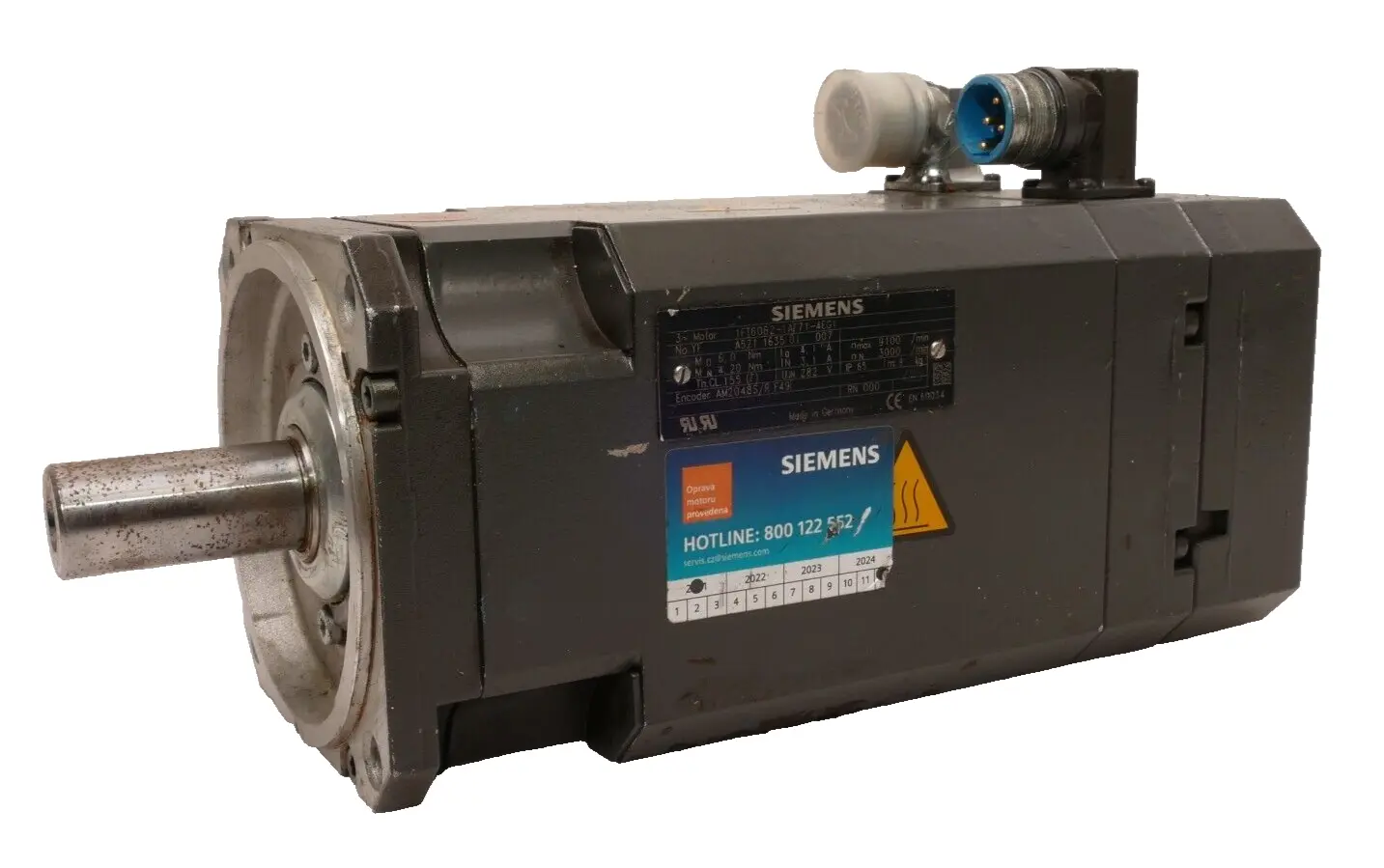 Produktfoto 1 von Siemens SIMOTIC S Servomotor 1FT6 062-1AF71-4EG1 | 1FT6062-1AF71-4EG1