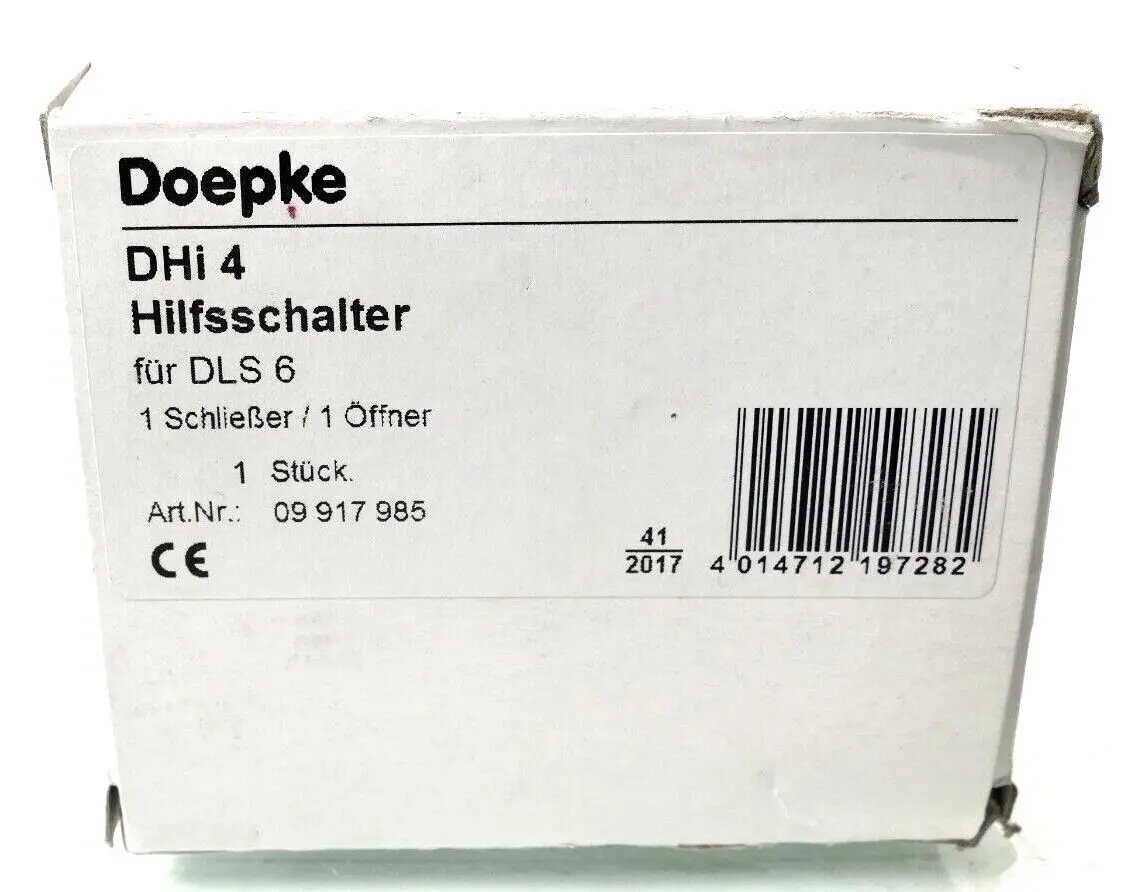 Produktfoto 1 von Doepke DHi 4 Hilfsschalter für DLS 6 | 09917985