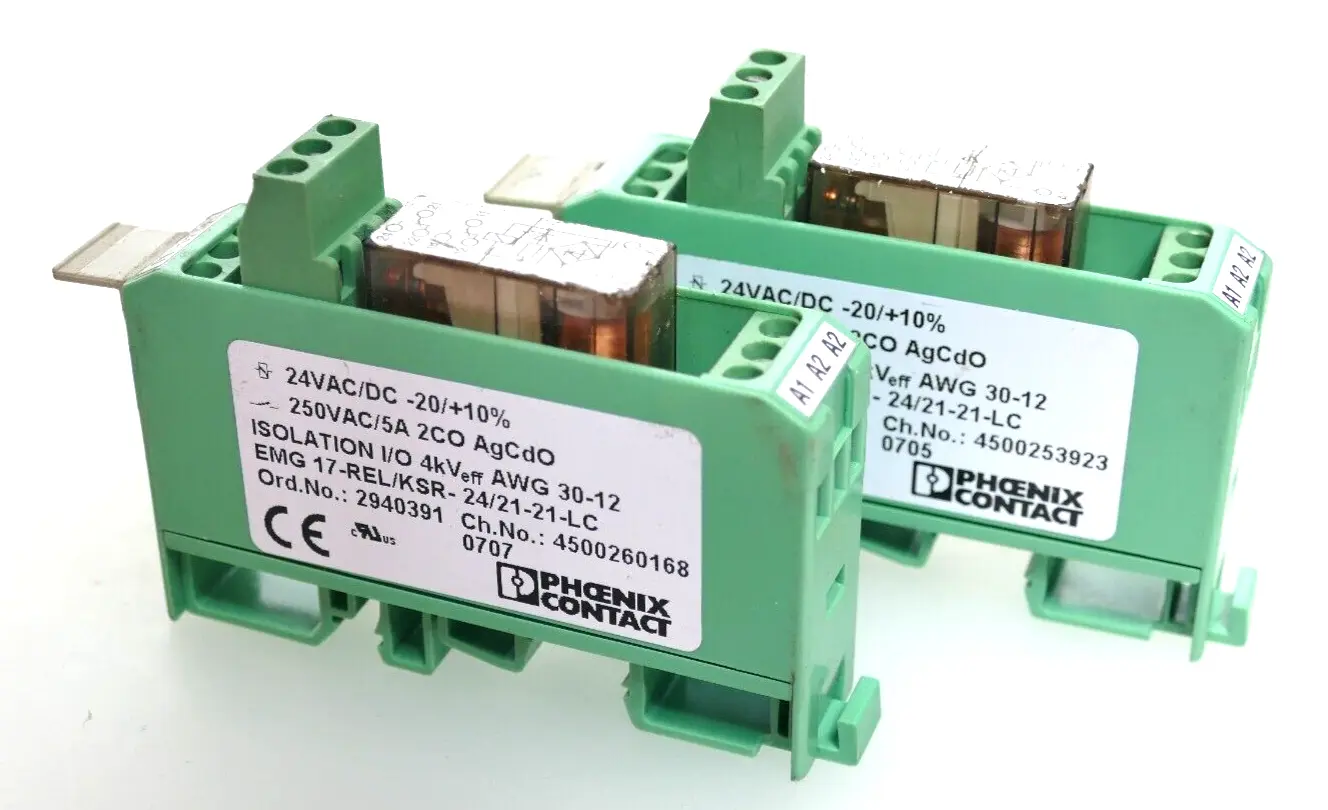 2x Phoenix Contact Relaismodul EMG 17-REL/KSR- 24/21-21-LC | 2940391