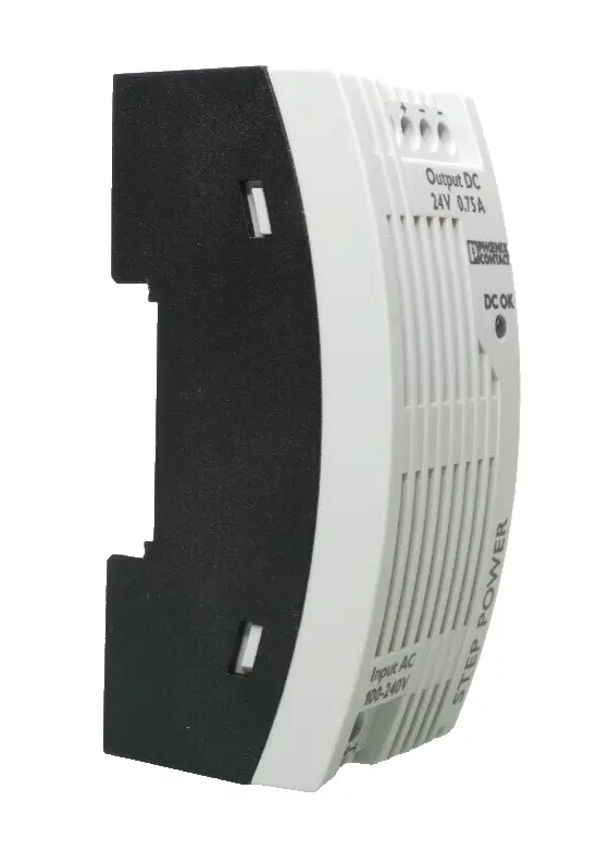 Produktfoto 1 von Phoenix Contact DIN-Schienen Netzteil STEP-PS/1AC/24DC/0.75/FL | 2868622