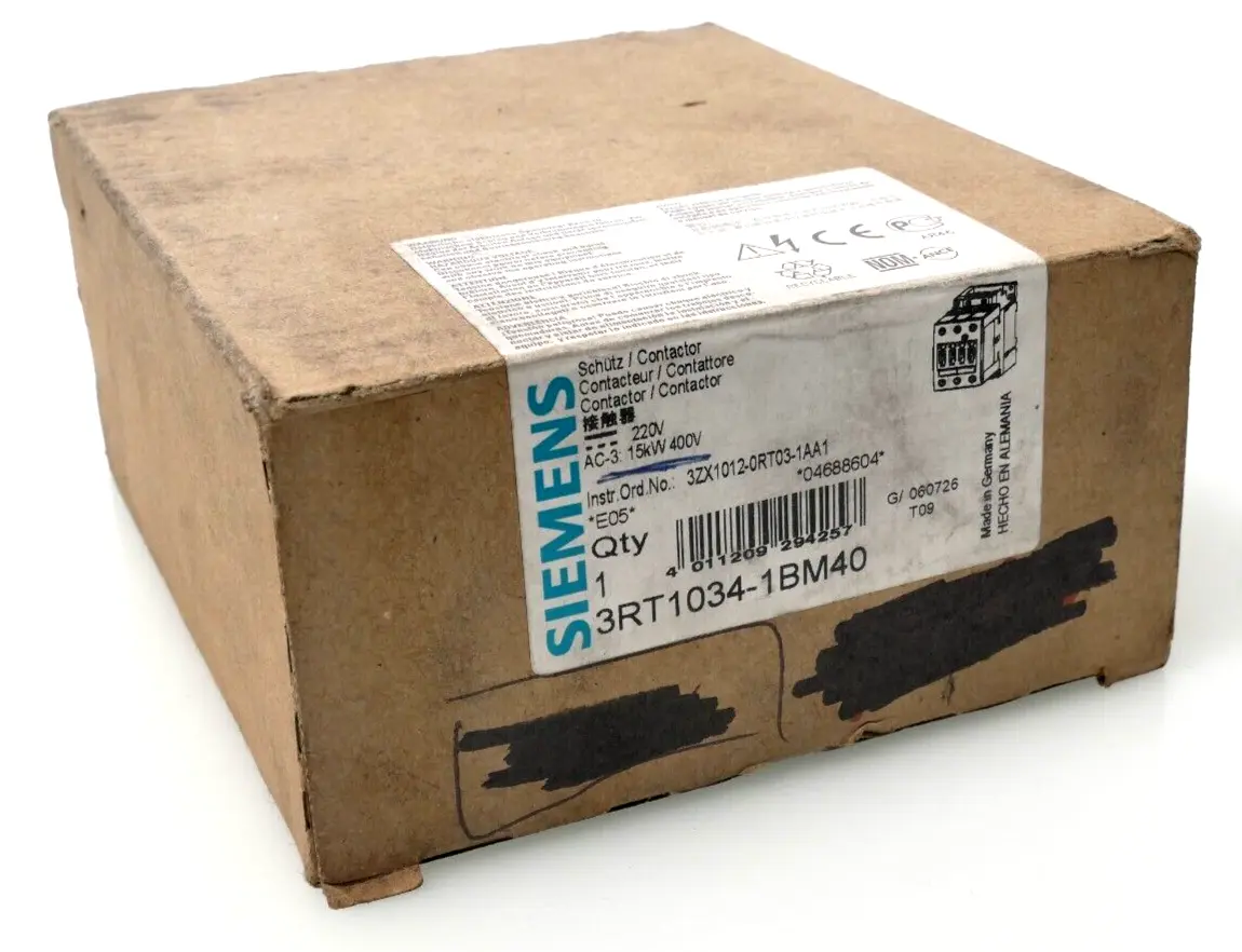 Produktfoto 1 von Siemens Schütz 3RT1 034-1BM40 | E:05 | 3RT1034-1BM40