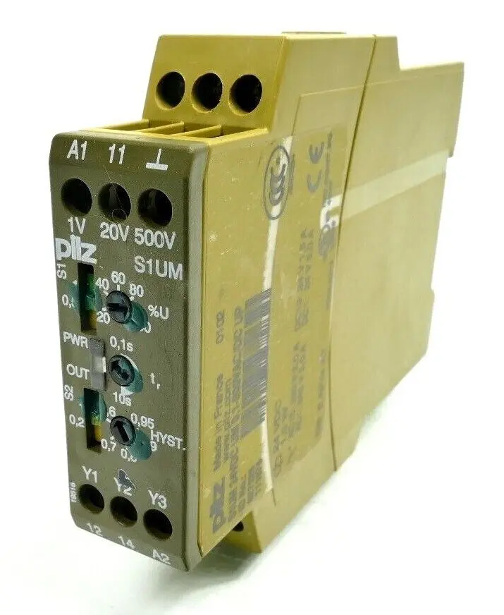 Produktfoto 1 von Pilz Stromüberwachungsrelais S1UM 24VDC UM 0.1-500VAC/DC UP | 827225