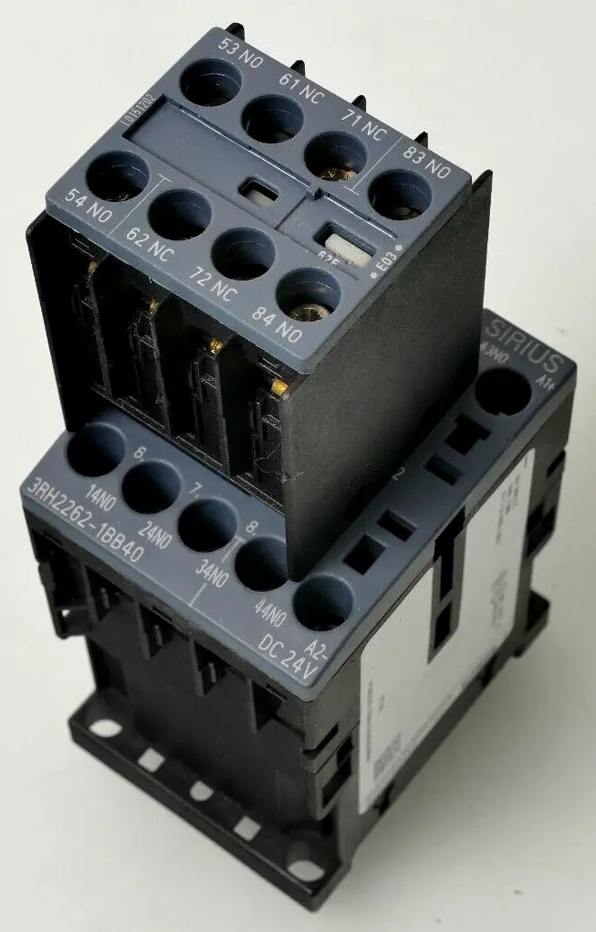 Produktfoto 1 von Siemens SIRIUS Hilfsschütz A8E56200509403 + 3RH2 262-1BB40 | 3RH2262-1BB40