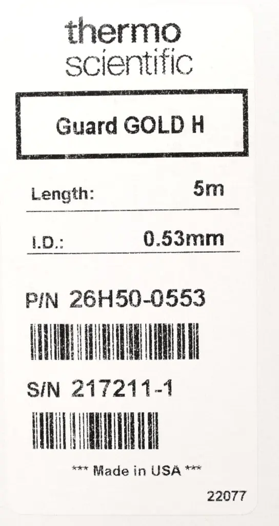 Produktfoto 1 von Thermo Scientific 26H50-0553  HYDROGOLD Column Guard 0.53mm   5m