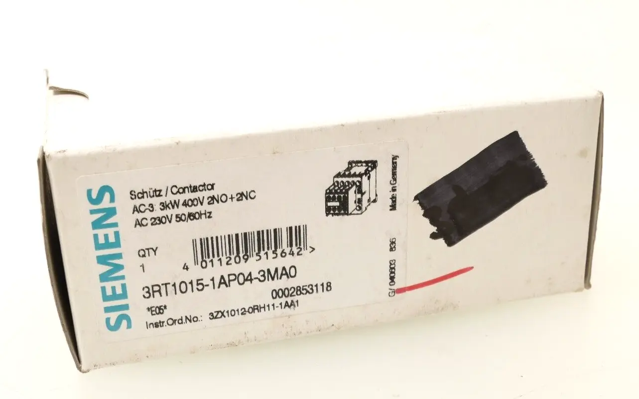 Produktfoto 1 von Siemens Schütz 3RT1 015-1AP04-3MA0 | E:05 | 3RT1015-1AP04-3MA0