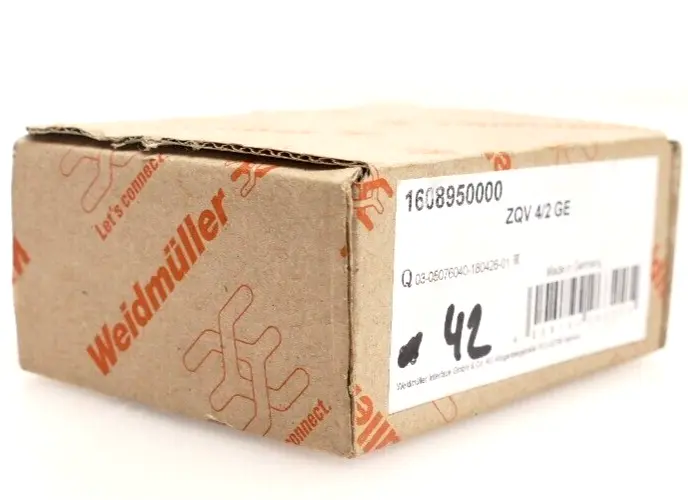 Produktfoto 1 von 42x Weidmüller Querverbinder ZQV 4/2 GE | 1608950000