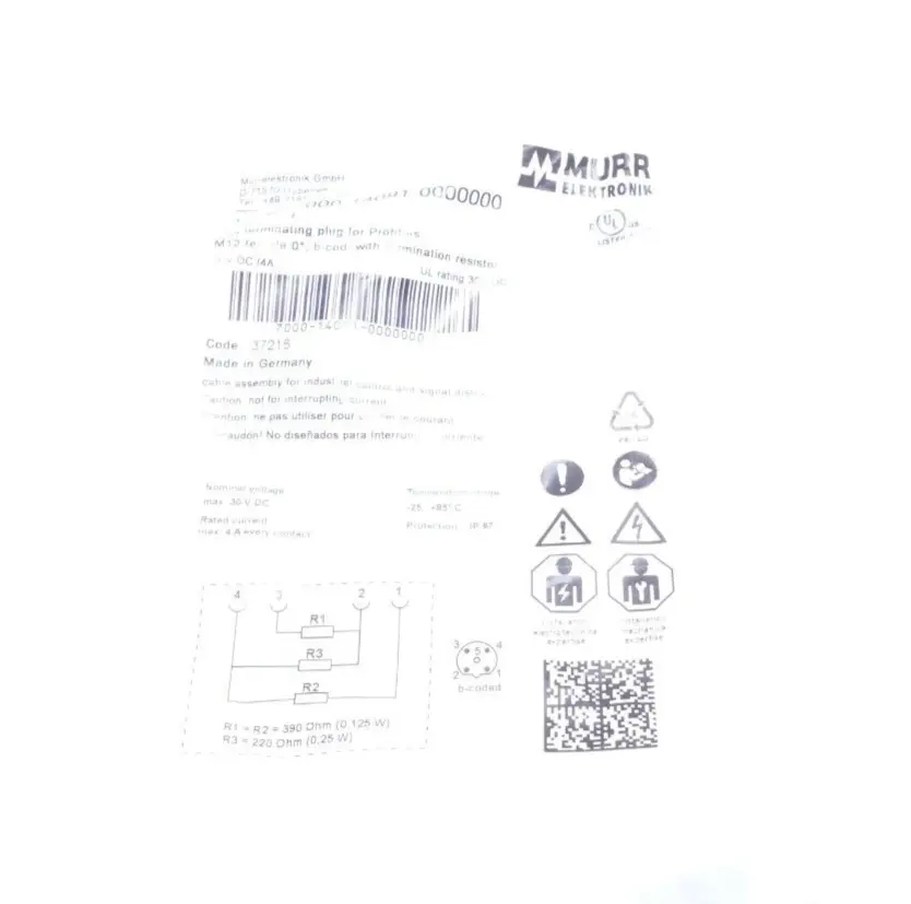 Produktfoto 1 von Murr Elektronik Busabschlussbuchse | 7000-14091-0000000