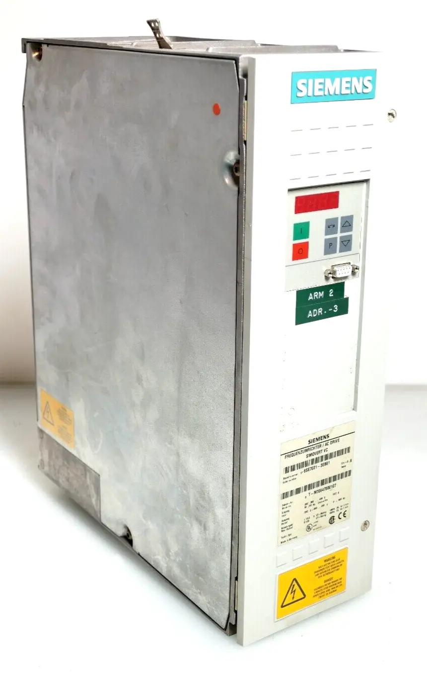 Produktfoto 1 von Siemens Simovert VC Frequenzumrichter 6SE7 021-3EB61 | E: A | 6SE7021-3EB61